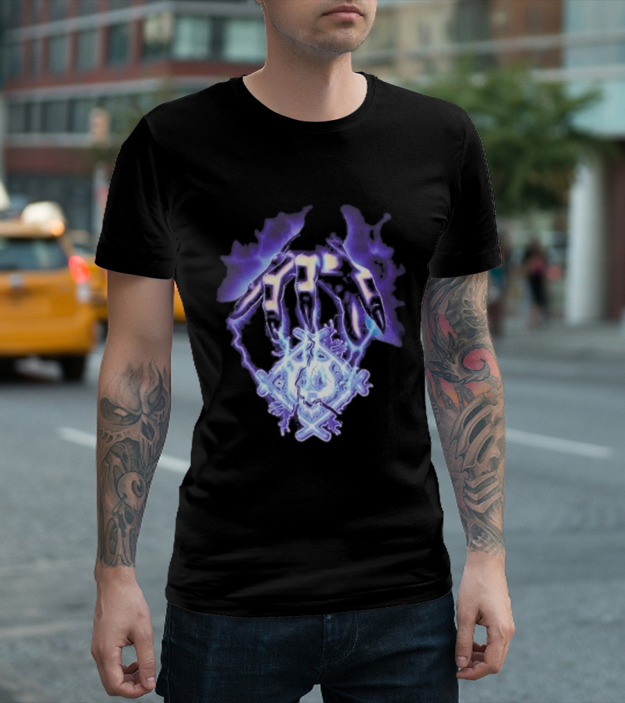 Hollowsquad La Grim Electric Lightning Skull And Claws T-Shirt