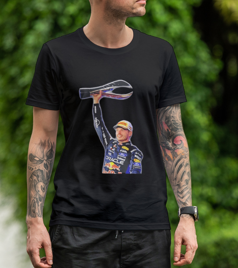 Max Verstappen Oracle Red Bull Racing 2026 Champion Trophy Celebration T-Shirt