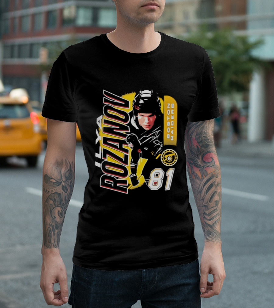 Rozanov Boston Raiders Hockey 81 T-Shirt