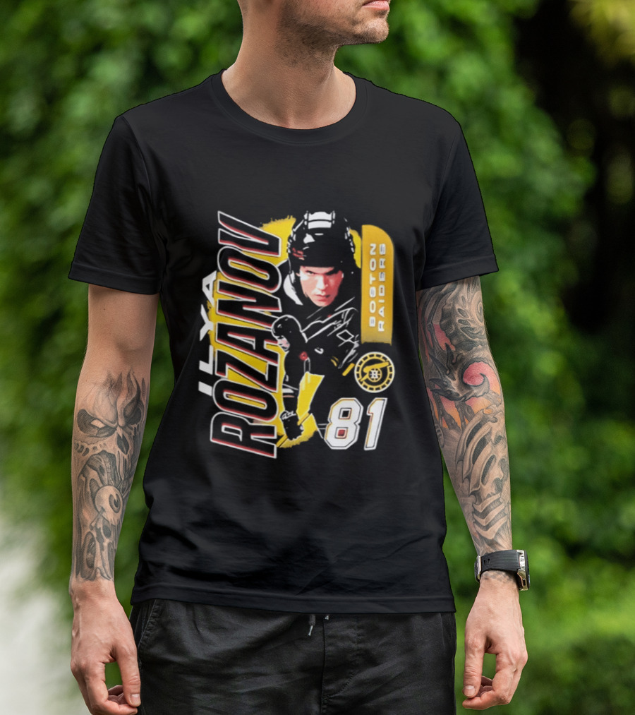 Rozanov Boston Raiders Hockey 81 T-Shirt