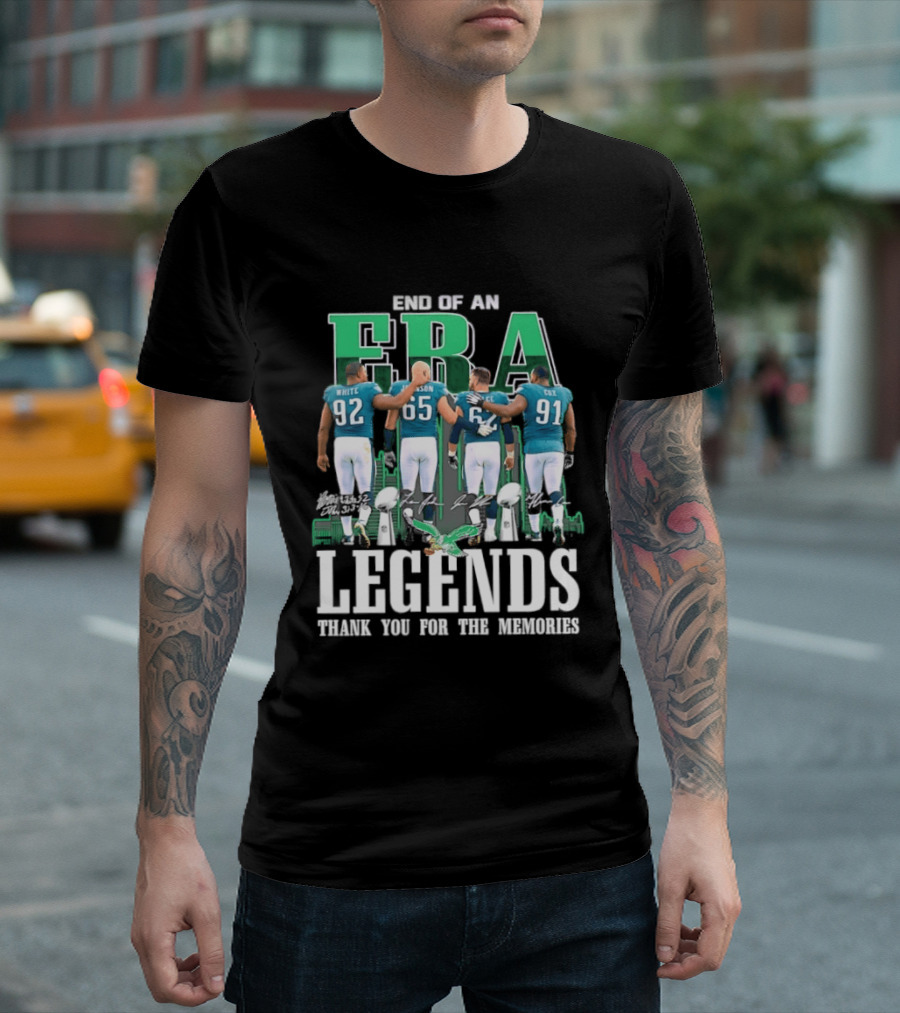 End Of An Era Legends Thank You For The Memories T-Shirt