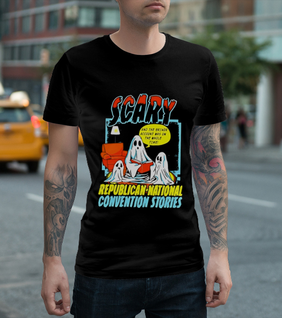 Scary Republican National Convention Stories Ghosts Reading Tales T-Shirt