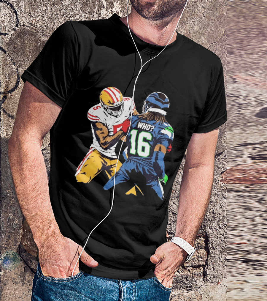 New King Who Dis Football 49ers Vs Seahawks Clash T-Shirt