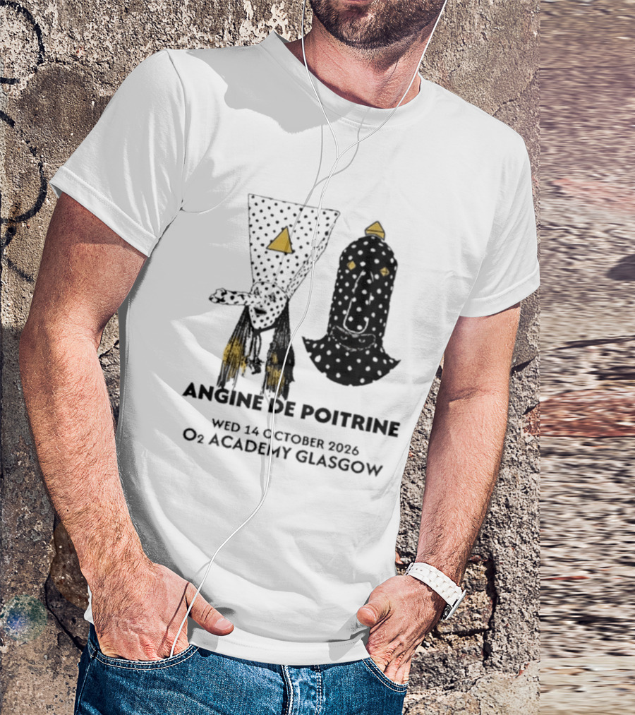 Angine De Poitrine O2 Academy Glasgow October 14 2026 T-Shirt