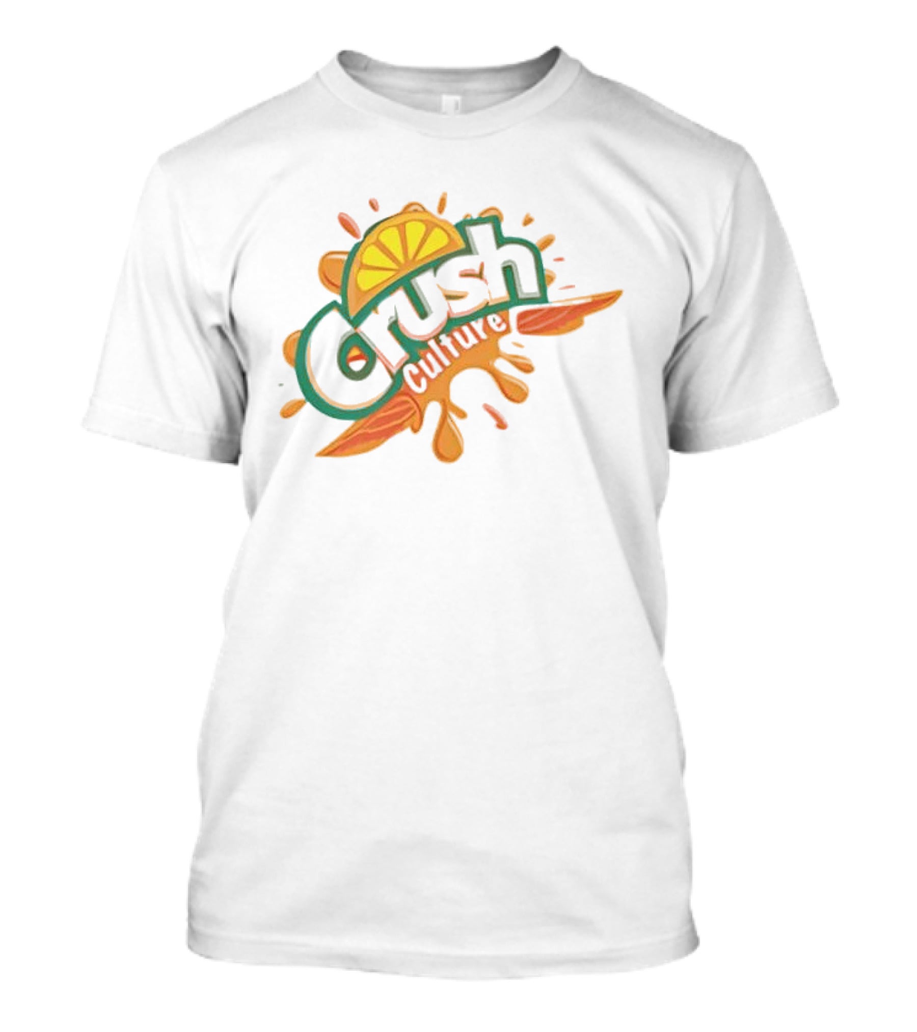 Crush Culture Orange Slice Splash T-Shirt