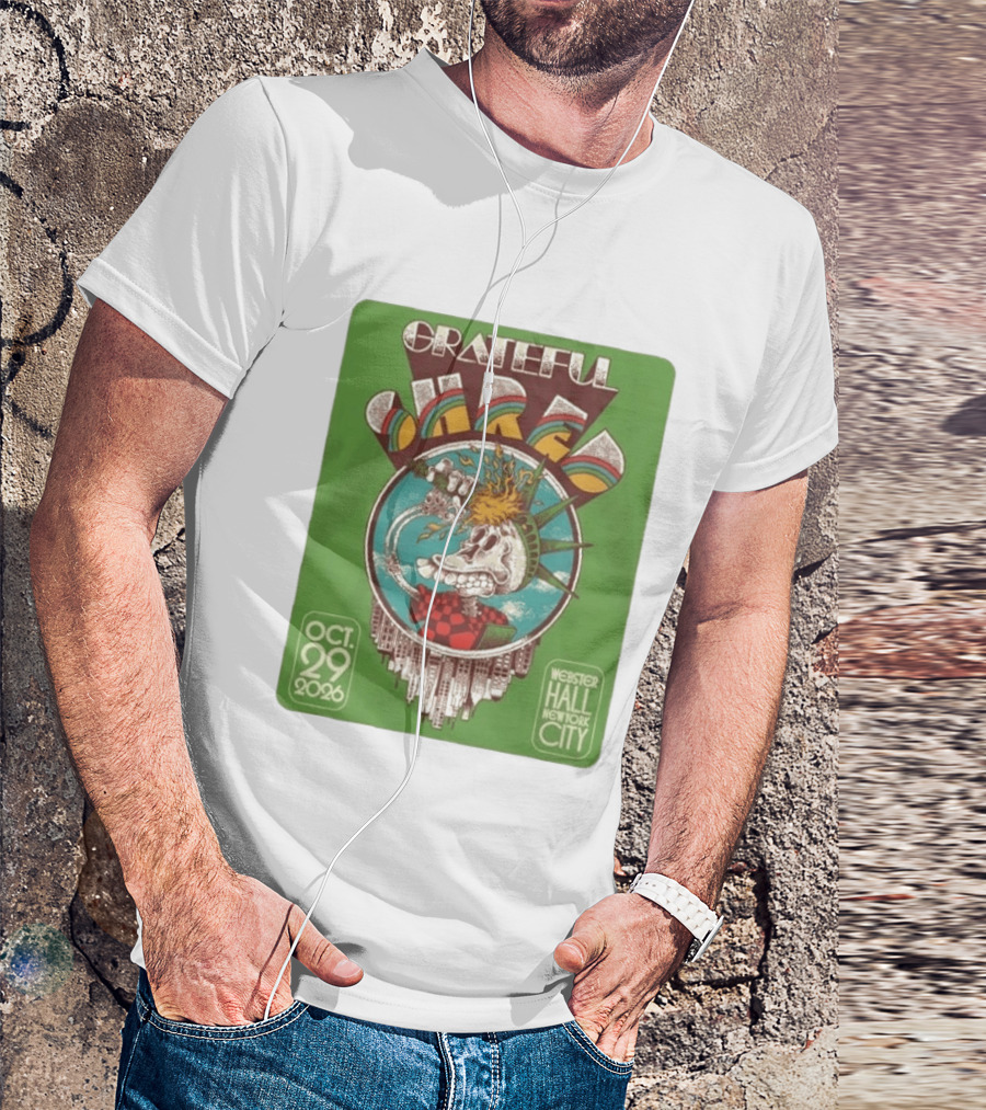 Grateful Shred Webster Hall New York City October 29 2026 Event T-Shirt