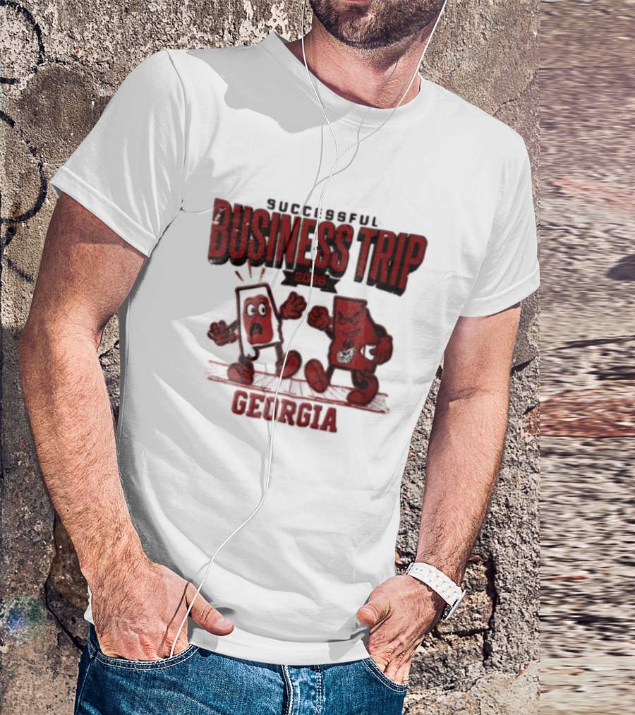 Georgia Bulldogs Successful Business Trip 2026 Football Vs Alabama Crimson Tide T-Shirt