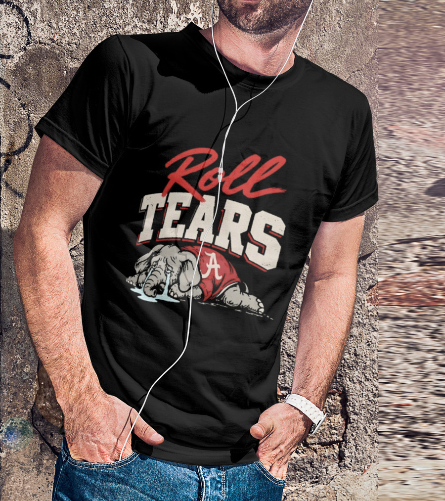 Alabama Crimson Tide Roll Tears Elephant T-Shirt