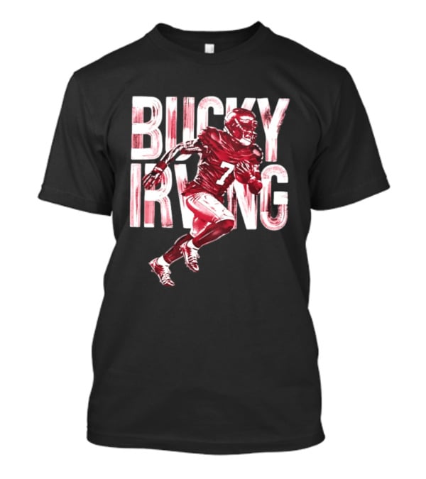 Bucky Irving Tampa Bay Buccaneers Brush Stroke Number 7 T-Shirt