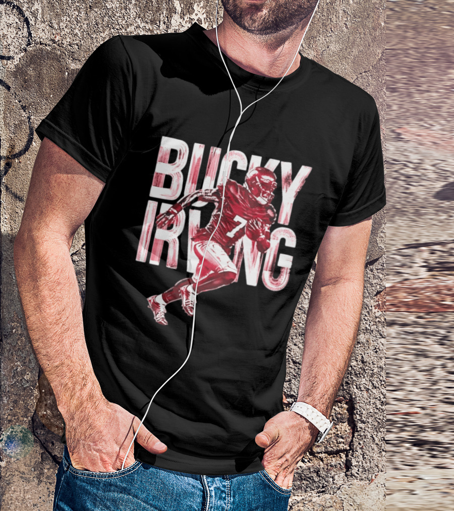 Bucky Irving Tampa Bay Buccaneers Brush Stroke Number 7 T-Shirt