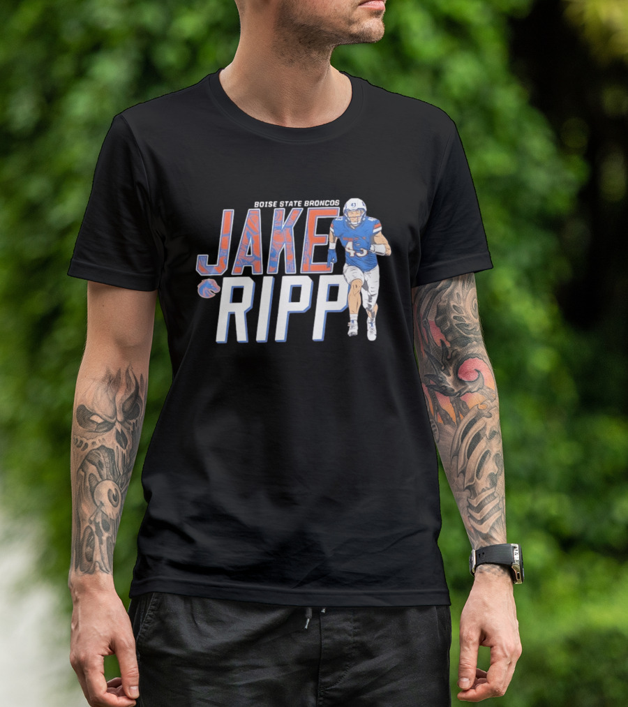Boise State Broncos Jake Ripp Football 43 T-Shirt