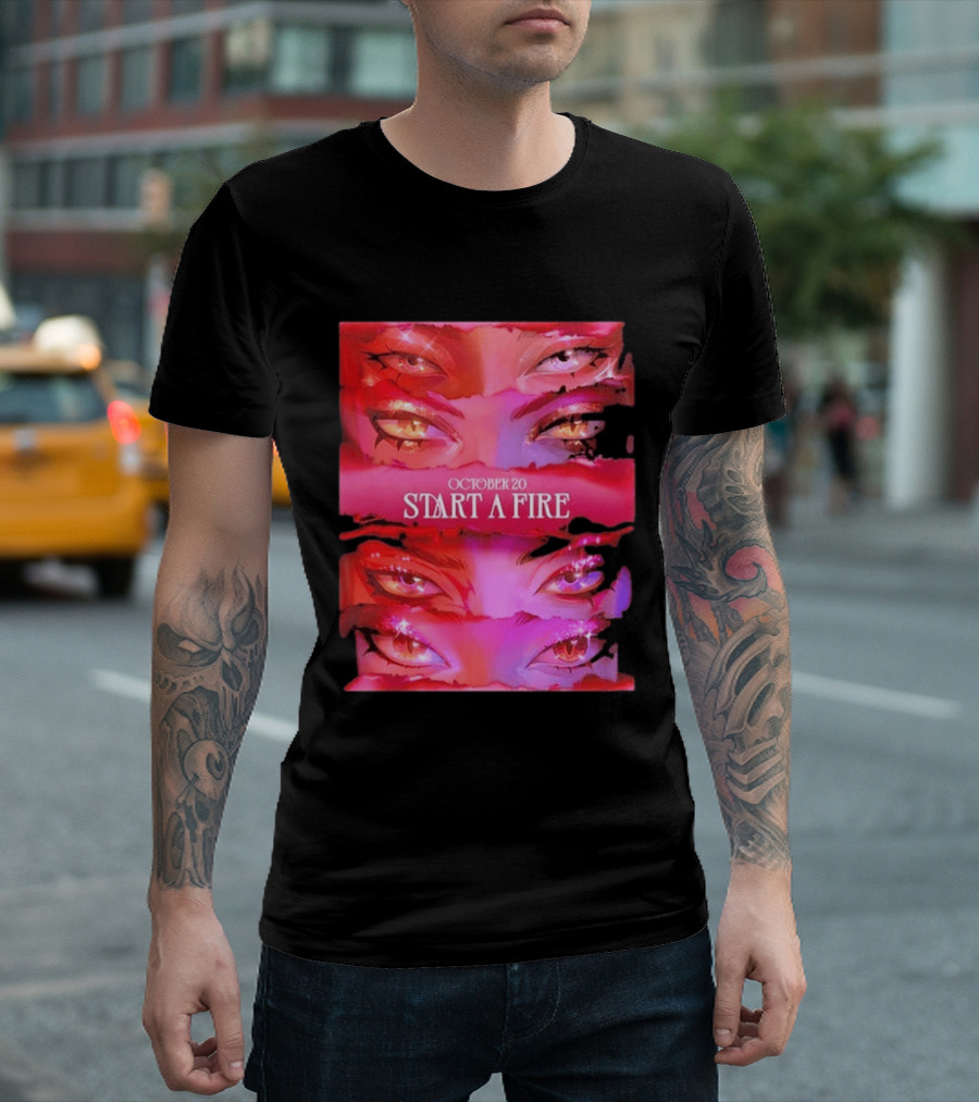 KDA League Of Legends Start A Fire October 20 2026 T-Shirt