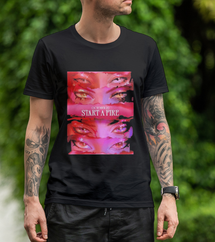 KDA League Of Legends Start A Fire October 20 2026 T-Shirt