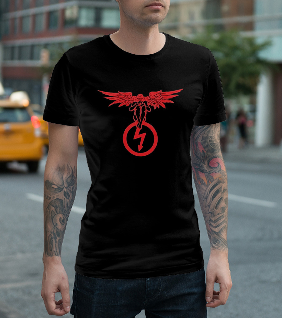 Marilyn Manson Antichrist Superstar 30th Anniversary 2026 Angel Winged Symbol With Dates Back T-Shirt