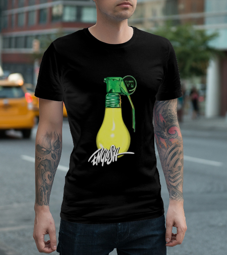 Wynwood Walls Store Ron English Light Bulb Grenade T-Shirt