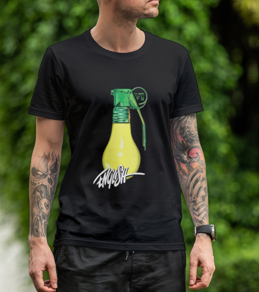 Wynwood Walls Store Ron English Light Bulb Grenade T-Shirt