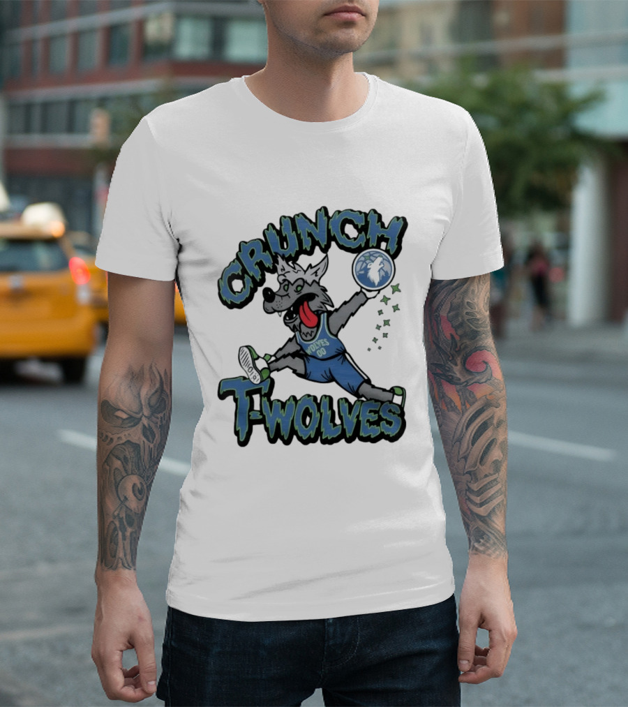 Crunch Wolves Wolves 00 Basketball T-Shirt