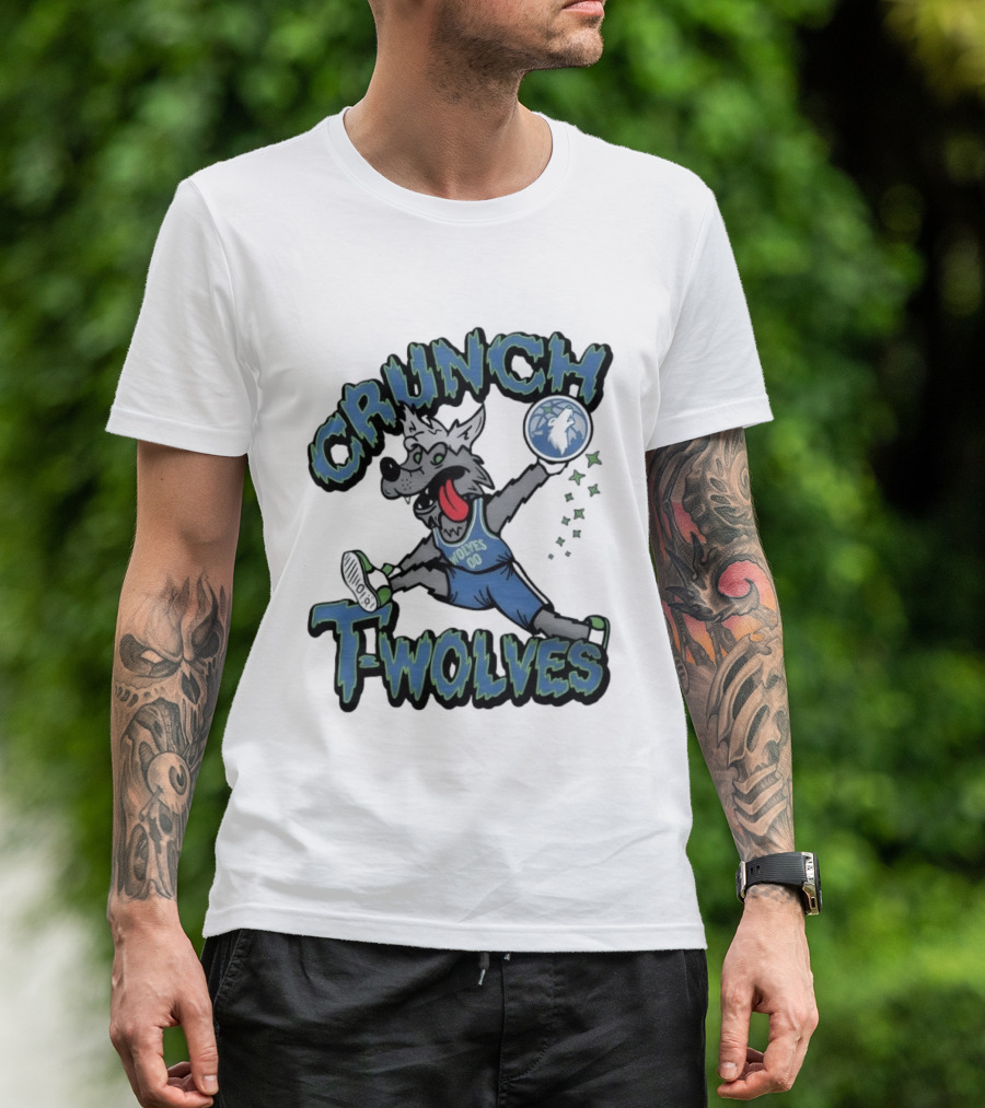 Crunch Wolves Wolves 00 Basketball T-Shirt