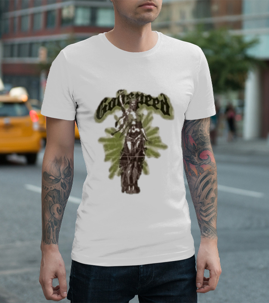 Godspeed Slizzy Vvs Statue T-Shirt
