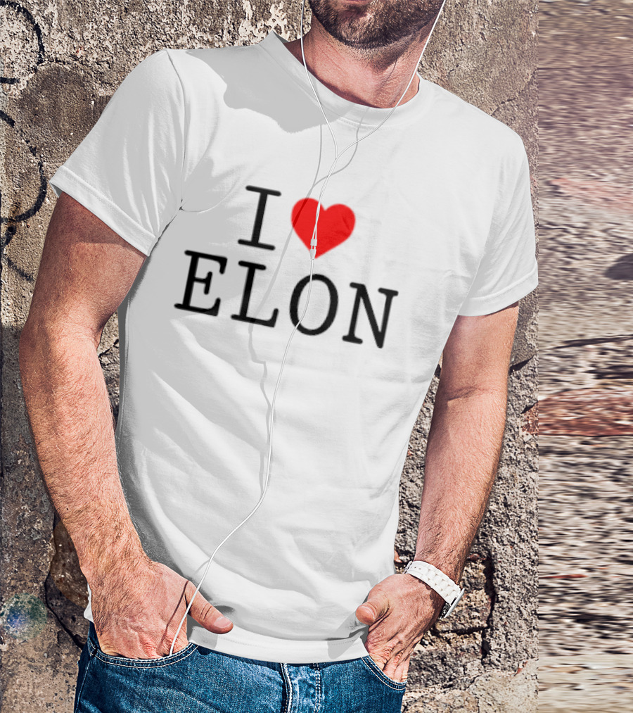 I Love Elon Heart T-Shirt