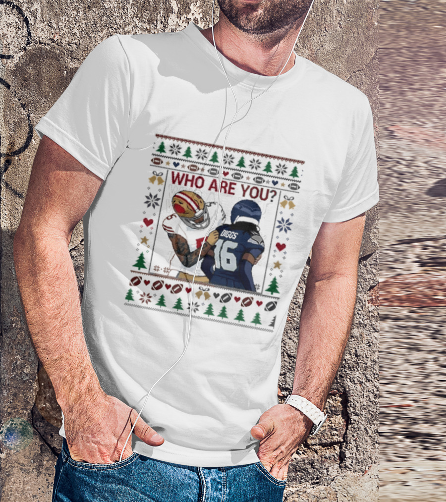 Mike Evans Who Are You Ugly Christmas Sweater Football T-Shirt