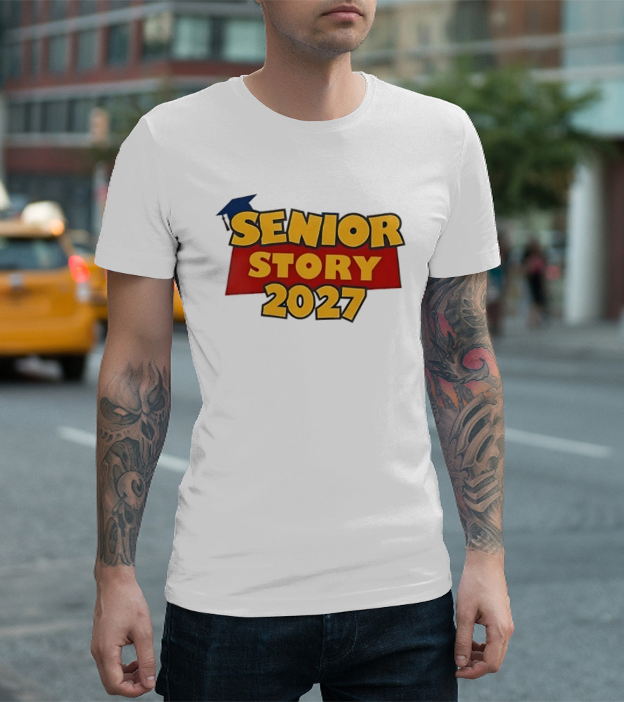 Senior Story 2027 Graduation Theme Inspired By Toy Story T-Shirt