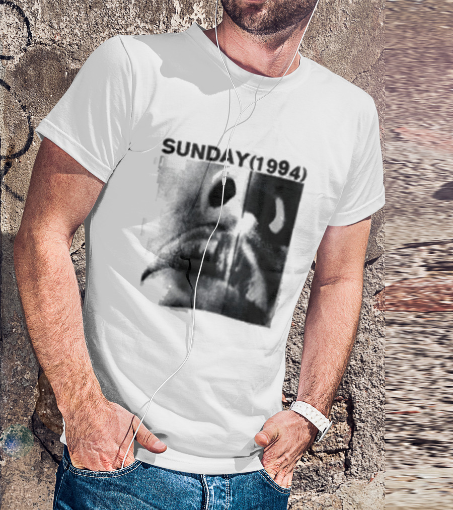 Sunday 1994 The Debut Tour Vintage Nostalgia Black And White Face T-Shirt