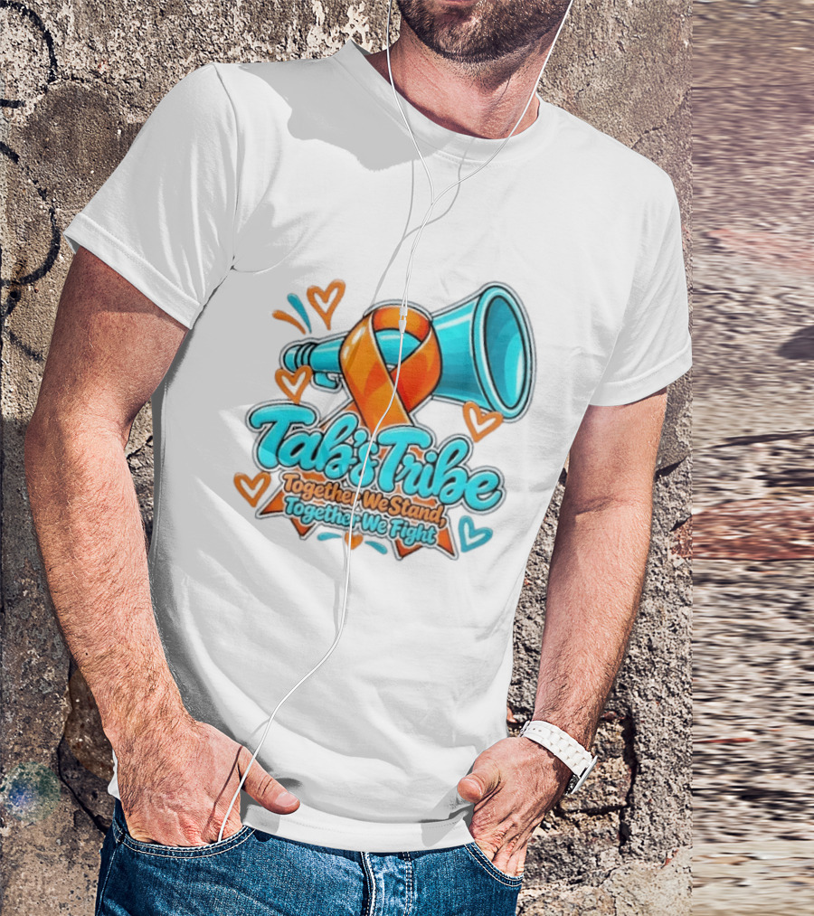 Tab's Tribe Orange Ribbon Together We Stand Fight T-Shirt