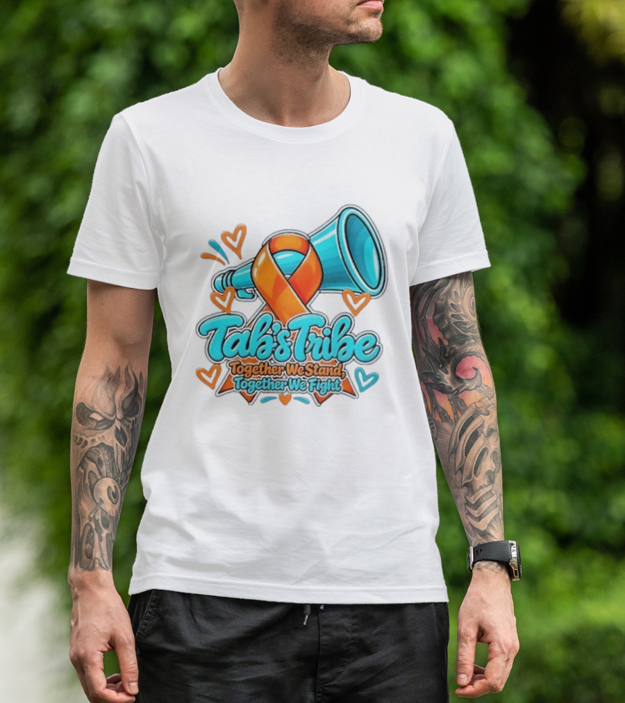 Tab's Tribe Orange Ribbon Together We Stand Fight T-Shirt
