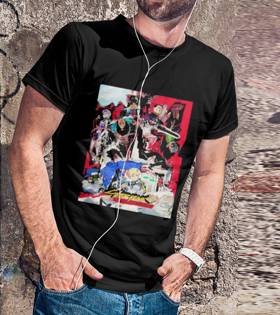 Cyberpunk Edgerunners 2 Only On Netflix October 20 2026 Anime Characters And Action Scenes T-Shirt