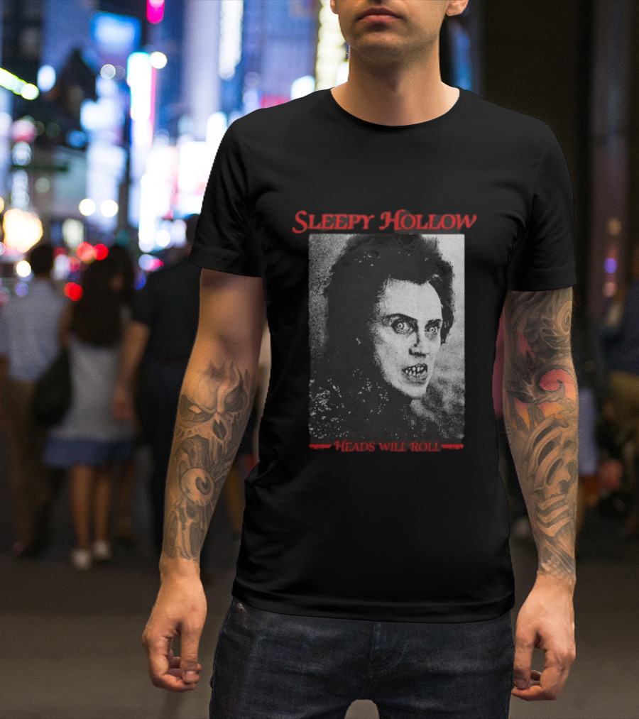 Sleepy Hollow Heads Will Roll Vintage Horror T-Shirt