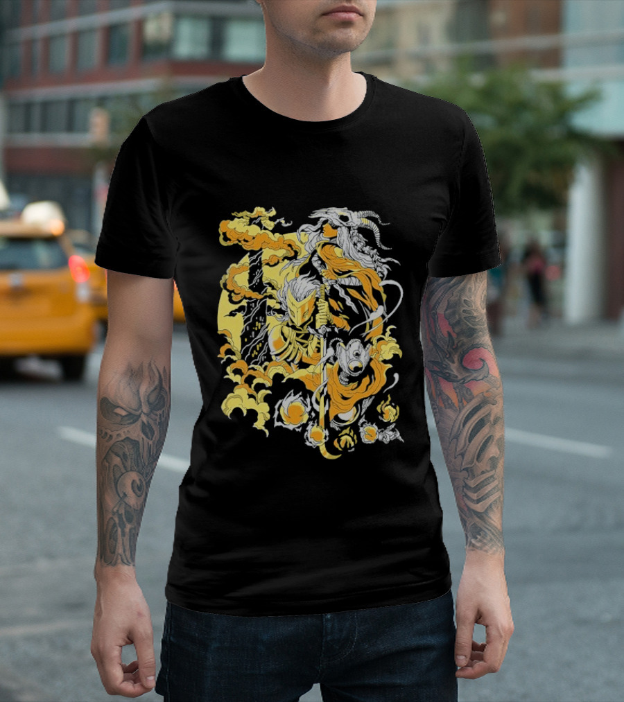 Slay The Spire The Spire Awaits Mysterious Fiery Knight T-Shirt