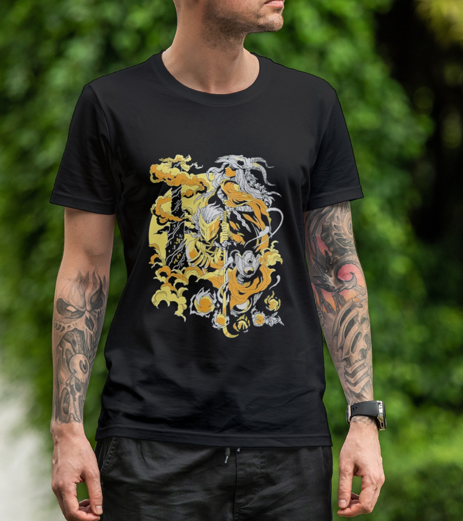 Slay The Spire The Spire Awaits Mysterious Fiery Knight T-Shirt
