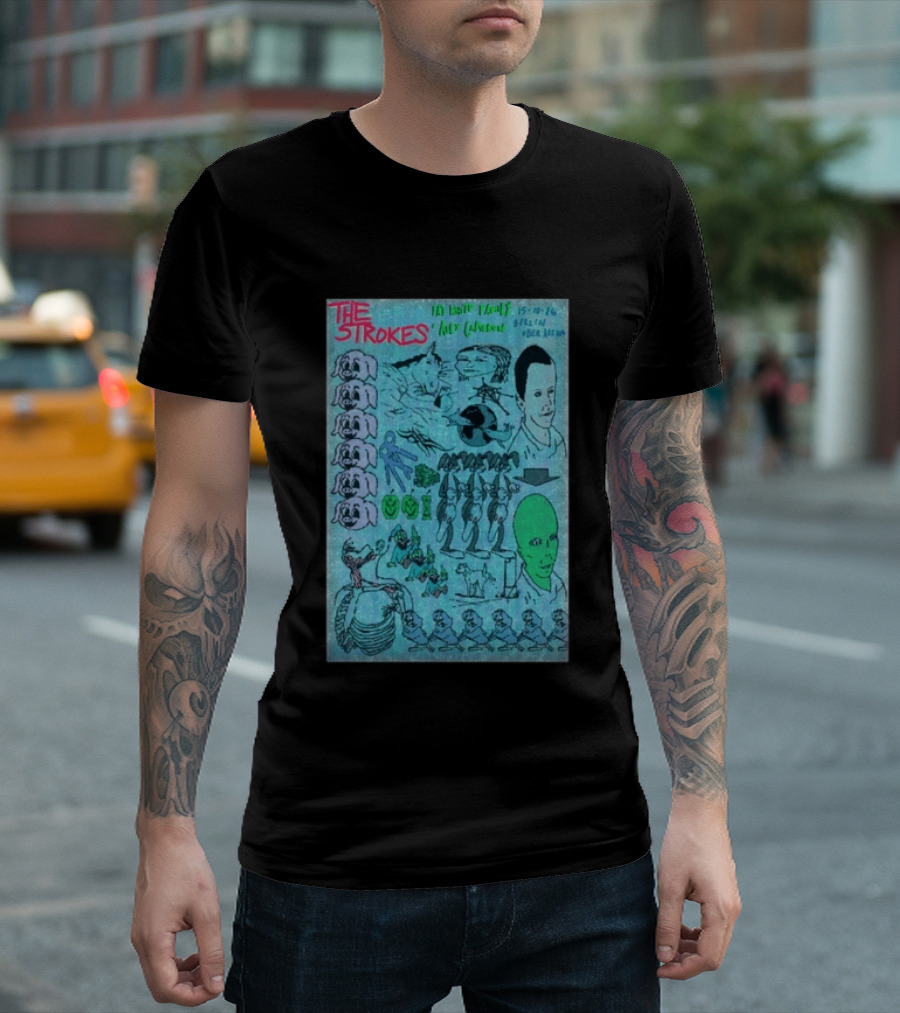 The Strokes Uber Arena Berlin Germany October 15 2026 T-Shirt