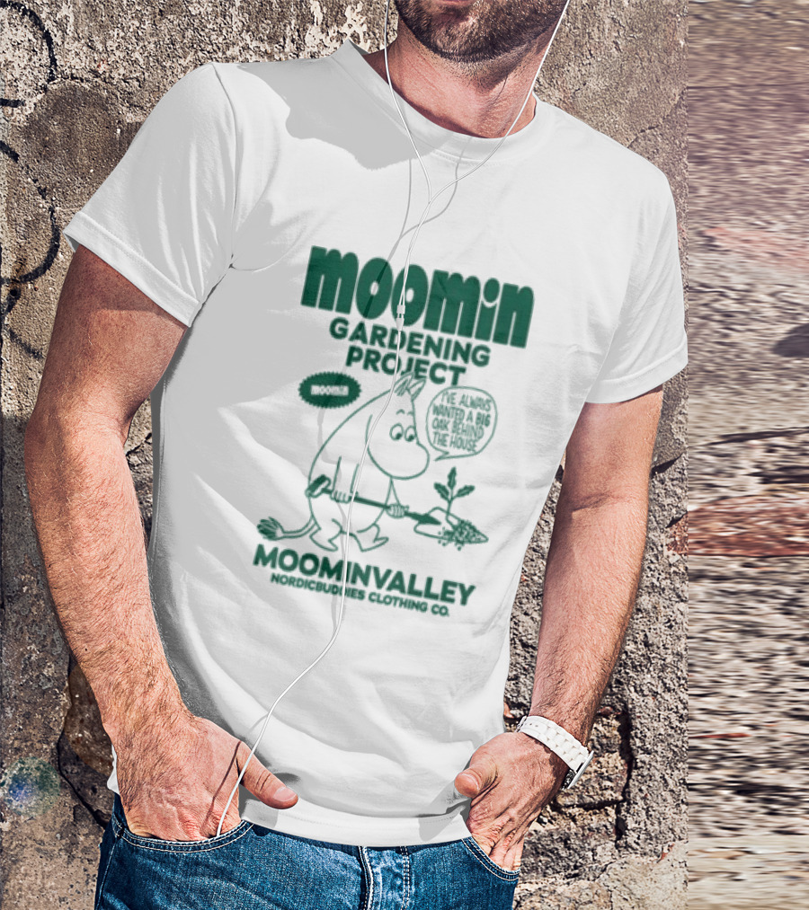 Moomin Gardening Project Moominvalley Backstage Rock T-Shirt