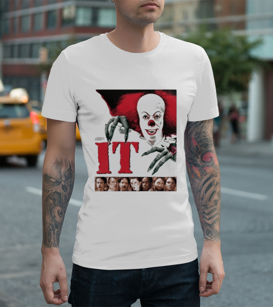 IT Eternal Grin Pennywise Creepy Clown Horror Movie T-Shirt