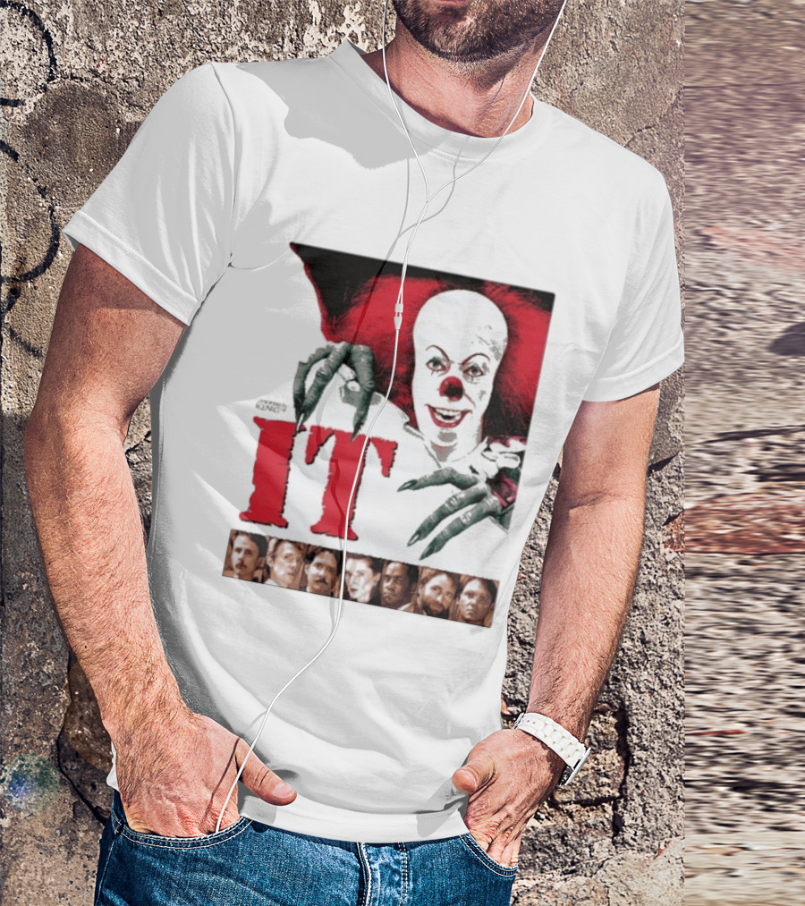 IT Eternal Grin Pennywise Creepy Clown Horror Movie T-Shirt