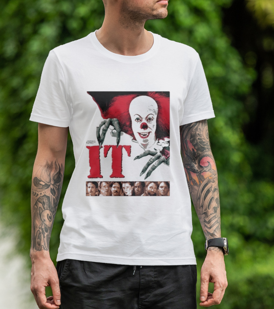 IT Eternal Grin Pennywise Creepy Clown Horror Movie T-Shirt