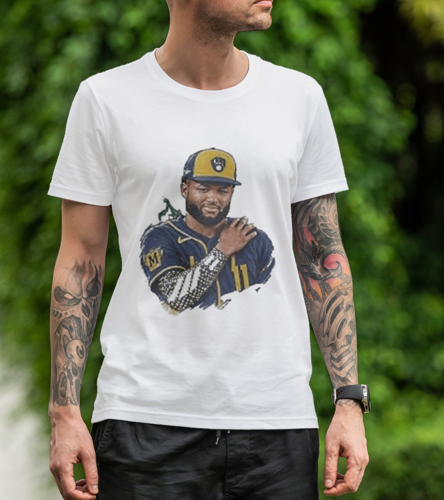 Milwaukee Brewers Jackson Chourio Praying Mantis NLCS 2026 Baseball T-Shirt