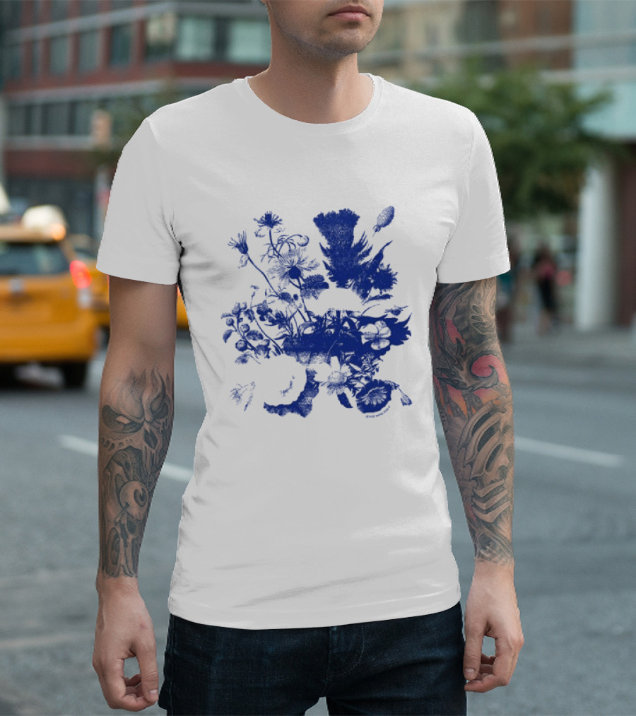 Jessie Ware Superbloom Longsleeve Blue Floral T-Shirt