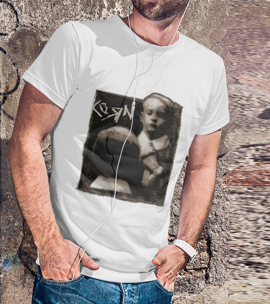 Korn Life Is Peachy 30th Anniversary Mirror Album Cover T-Shirt