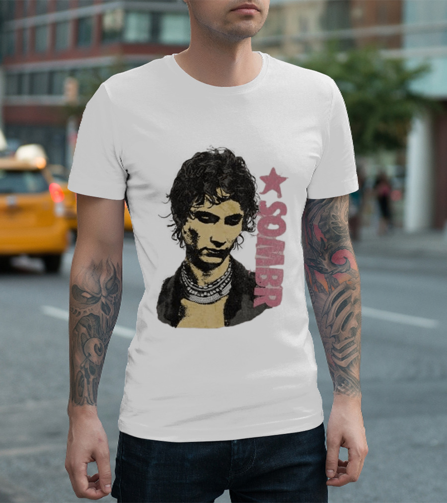 Sombr Store 2026 You Are The Reason Dateback Tour Star T-Shirt