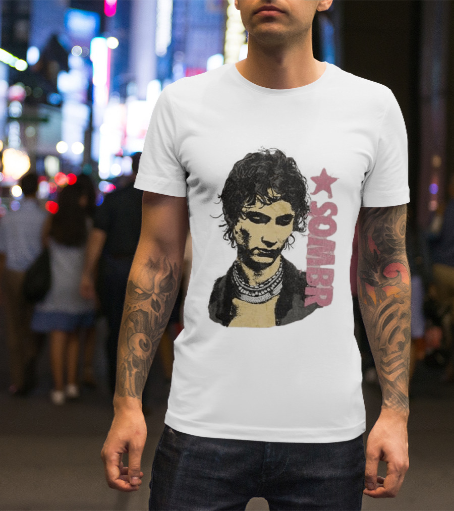 Sombr Store 2026 You Are The Reason Dateback Tour Star T-Shirt
