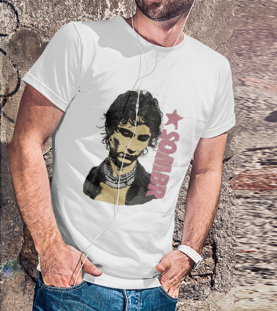 Sombr Store 2026 You Are The Reason Dateback Tour Star T-Shirt