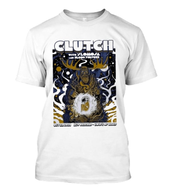 Clutch The Lobo Event New Orleans House Of Blues October 2026 T-Shirt