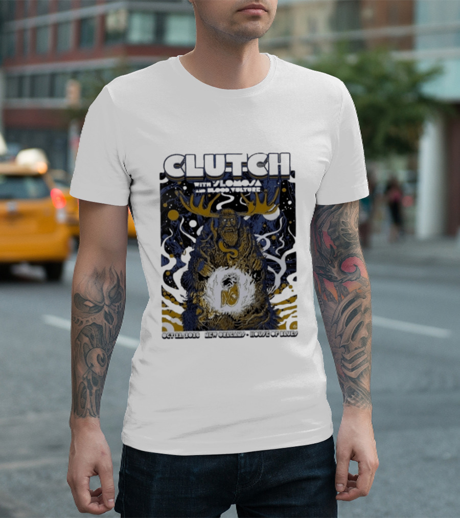 Clutch The Lobo Event New Orleans House Of Blues October 2026 T-Shirt