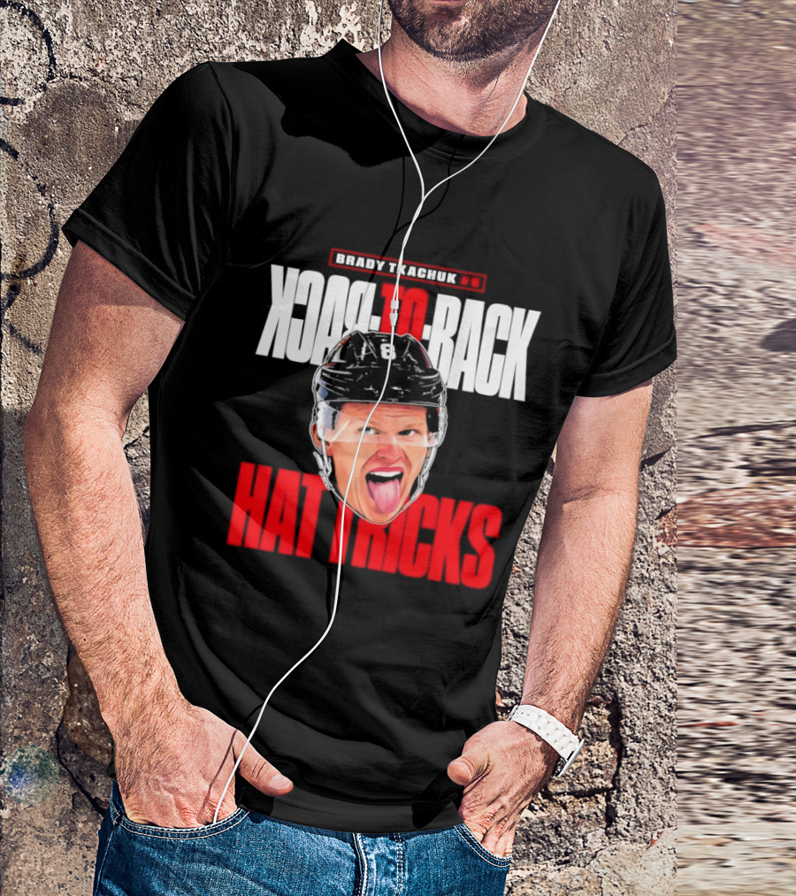 Brady Tkachuk Back To Back Hat Tricks T-Shirt