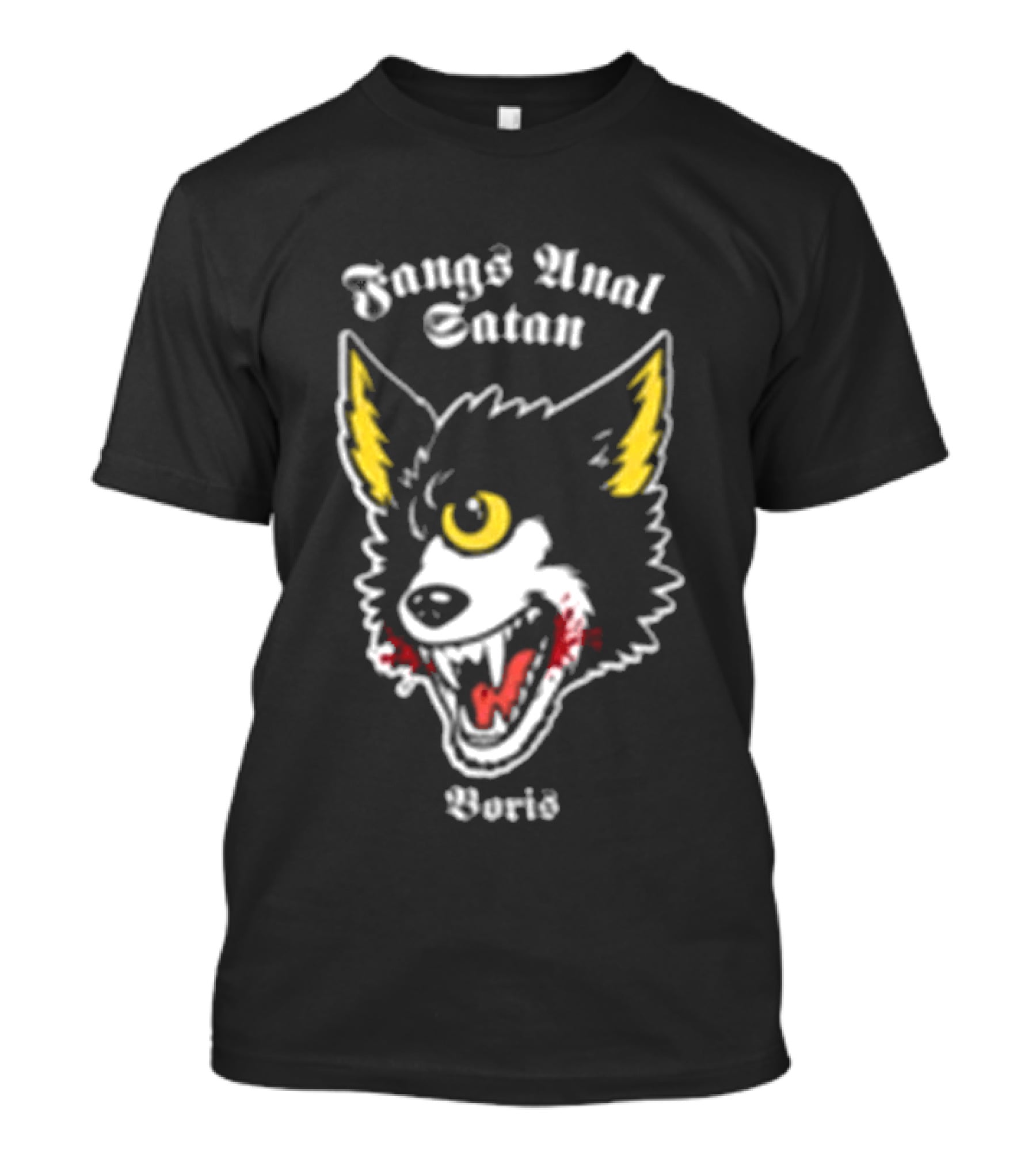 Boris Fangsanalsatan Yellow Eared Wolf Head Tour 2026 T-Shirt