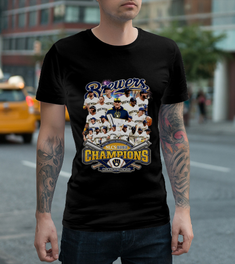 Brewers NLCS Champions 2026 Milwaukee Brewers Baseball T-Shirt