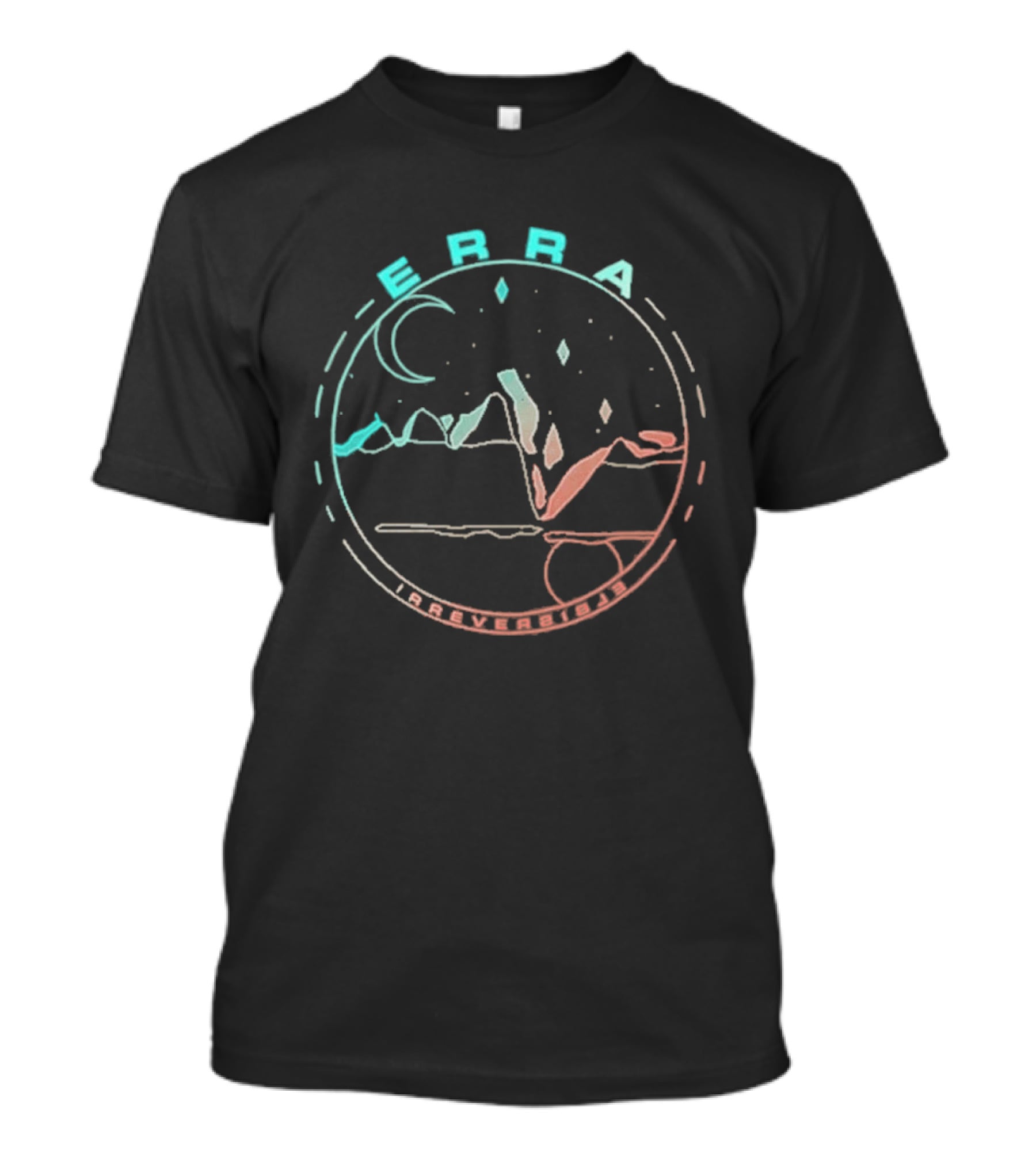 Erra Drift 2026 Lunar Mountain Landscape Vintage Aesthetic T-Shirt